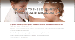 Desktop Screenshot of lesliemedical.com